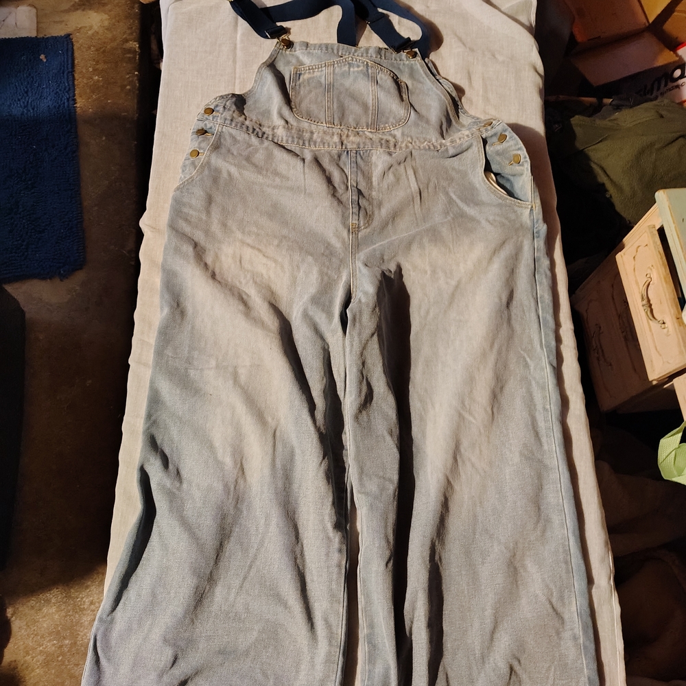Cider Light Blue Denim Overalls 2XL NWT